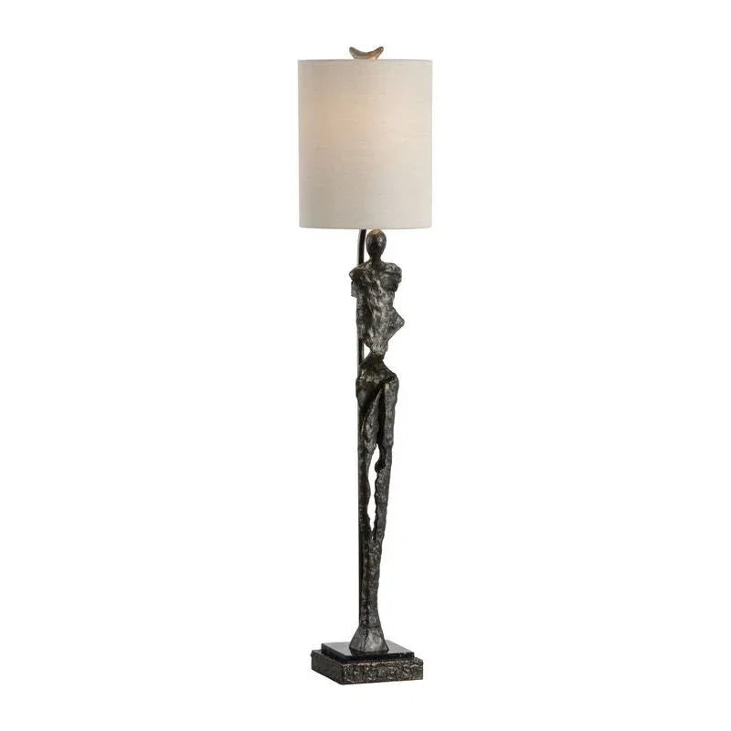 Modern Bronze Marble Base Table Lamp