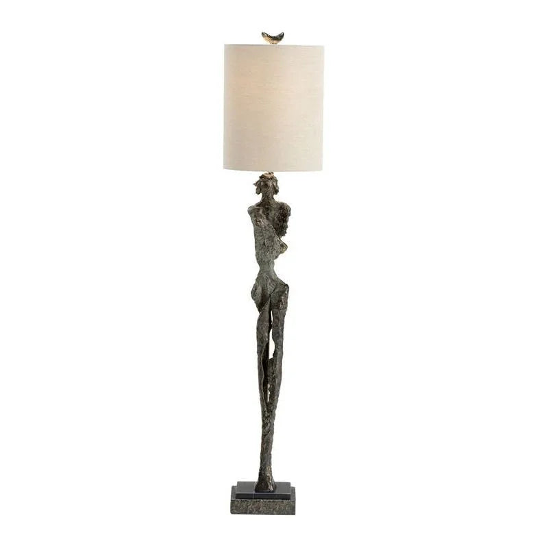 Modern Bronze Marble Base Table Lamp
