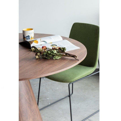 Modern Green Dining Chairs (Set Of 2) Green Ruth Retro - Sideboards and Things Back Type_Full Back, Back Type_With Back, Brand_Moe's Home, Color_Green, Legs Material_Metal, Materials_Metal, Metal Type_Steel, Number of Pieces_2PC Set, Product Type_Dining Height, Seat Material_Upholstery, Shape_Armless, Upholstery Type_Fabric Blend
