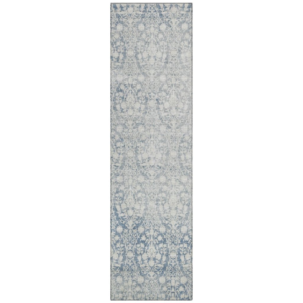 Monavia Blue Washable Indoor - Outdoor Rug - LOOMLAN - LOOMLAN Rugs - Outdoor Rugs
