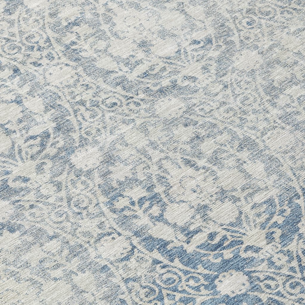 Monavia Blue Washable Indoor - Outdoor Rug - LOOMLAN - LOOMLAN Rugs - Outdoor Rugs