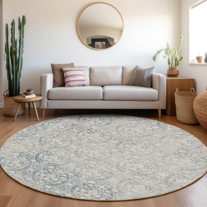 Monavia Blue Washable Indoor - Outdoor Rug - LOOMLAN - LOOMLAN Rugs - Outdoor Rugs