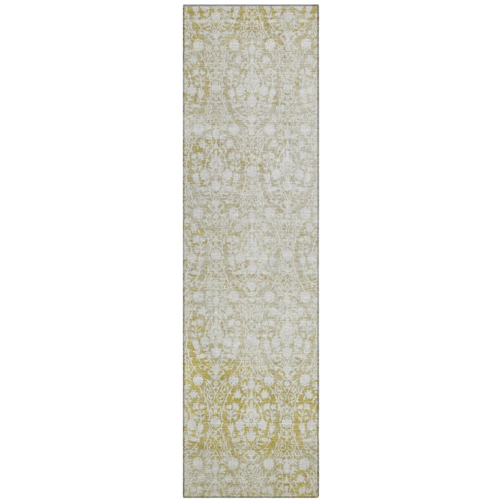 Monavia Gold Washable Indoor - Outdoor Rug - LOOMLAN - LOOMLAN Rugs - Outdoor Rugs