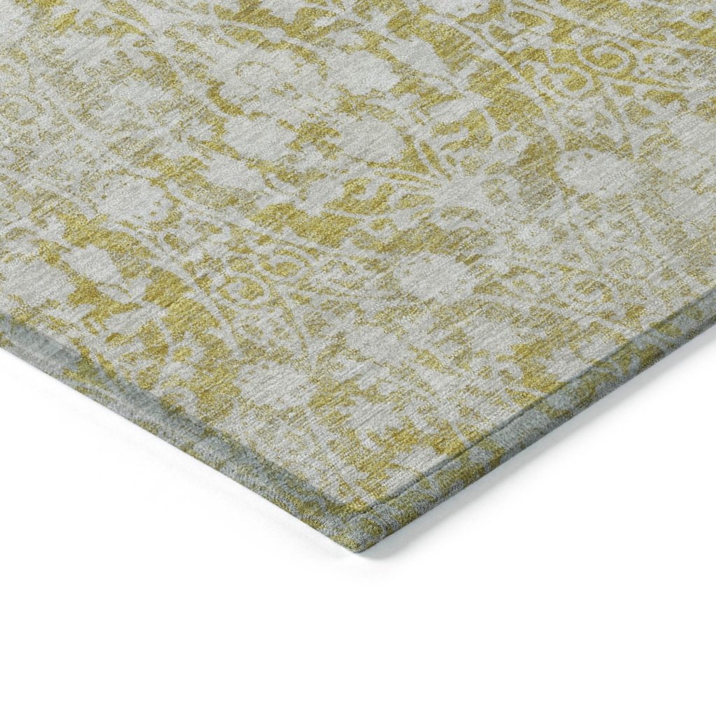 Monavia Gold Washable Indoor - Outdoor Rug - LOOMLAN - LOOMLAN Rugs - Outdoor Rugs
