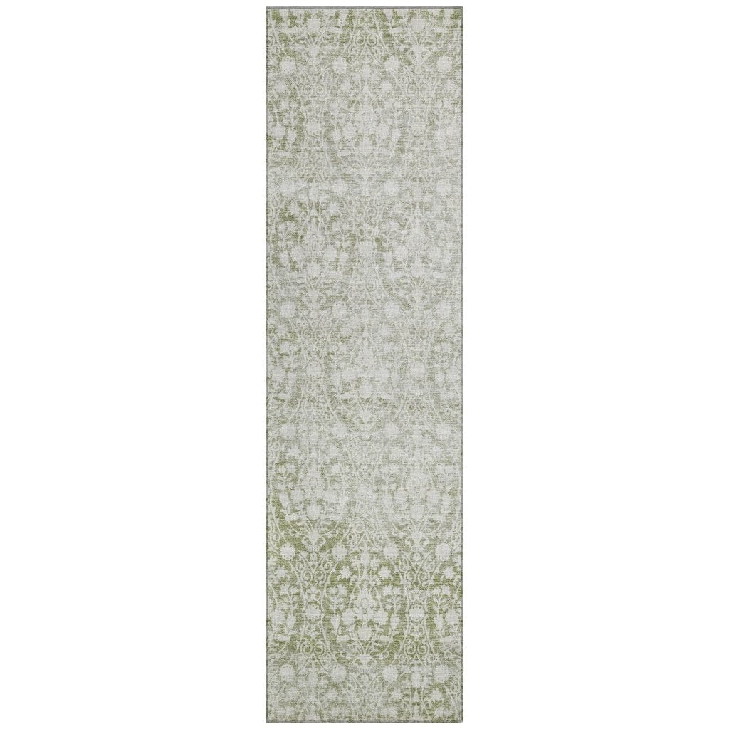 Monavia Green Washable Indoor - Outdoor Rug - LOOMLAN - LOOMLAN Rugs - Outdoor Rugs