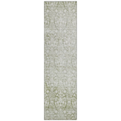 Monavia Green Washable Indoor - Outdoor Rug - LOOMLAN - LOOMLAN Rugs - Outdoor Rugs