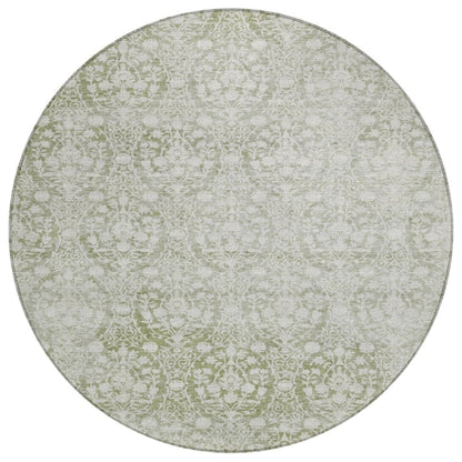 Monavia Green Washable Indoor - Outdoor Rug - LOOMLAN - LOOMLAN Rugs - Outdoor Rugs