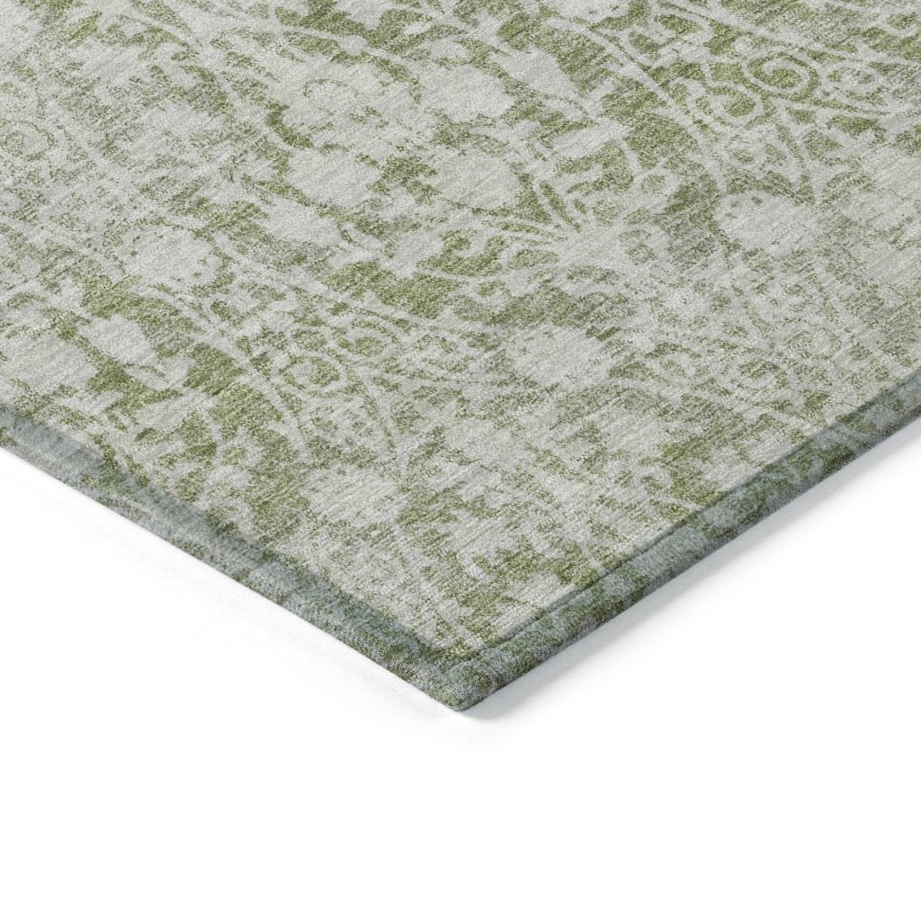 Monavia Green Washable Indoor - Outdoor Rug - LOOMLAN - LOOMLAN Rugs - Outdoor Rugs