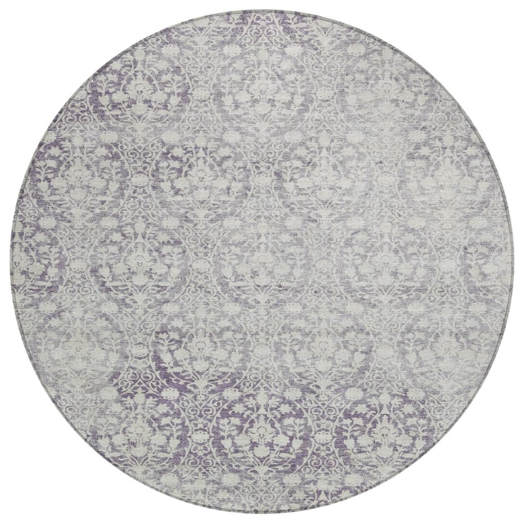 Monavia Purple Washable Indoor - Outdoor Rug - LOOMLAN - LOOMLAN Rugs - Outdoor Rugs