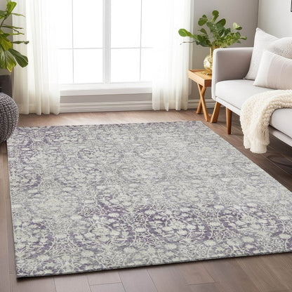Monavia Purple Washable Indoor - Outdoor Rug - LOOMLAN - LOOMLAN Rugs - Outdoor Rugs