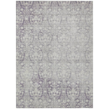 Monavia Purple Washable Indoor - Outdoor Rug - LOOMLAN - LOOMLAN Rugs - Outdoor Rugs