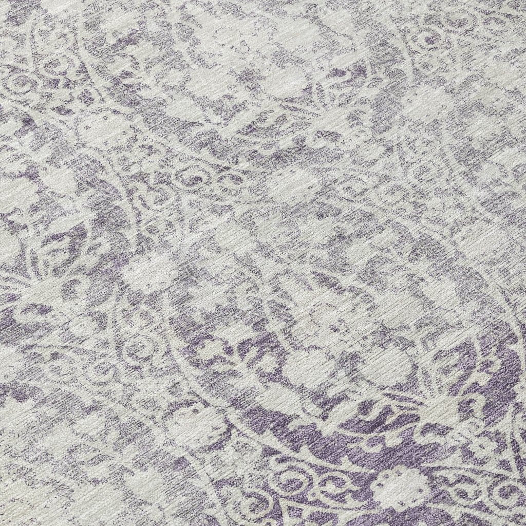 Monavia Purple Washable Indoor - Outdoor Rug - LOOMLAN - LOOMLAN Rugs - Outdoor Rugs