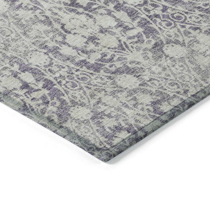 Monavia Purple Washable Indoor - Outdoor Rug - LOOMLAN - LOOMLAN Rugs - Outdoor Rugs