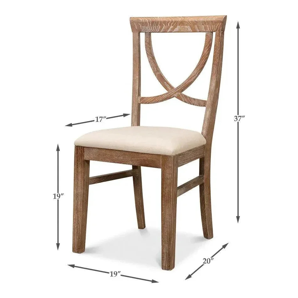 Sarreid Monet's Open Back Dining Chairs Set of 2