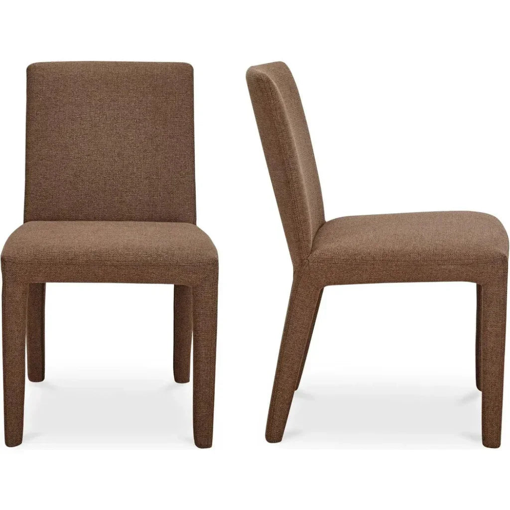 Moe's Home Monte Performance Fabric Armless Dining Chair 2PC