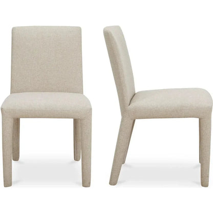 Moe's Home Monte Performance Fabric Armless Dining Chair 2PC