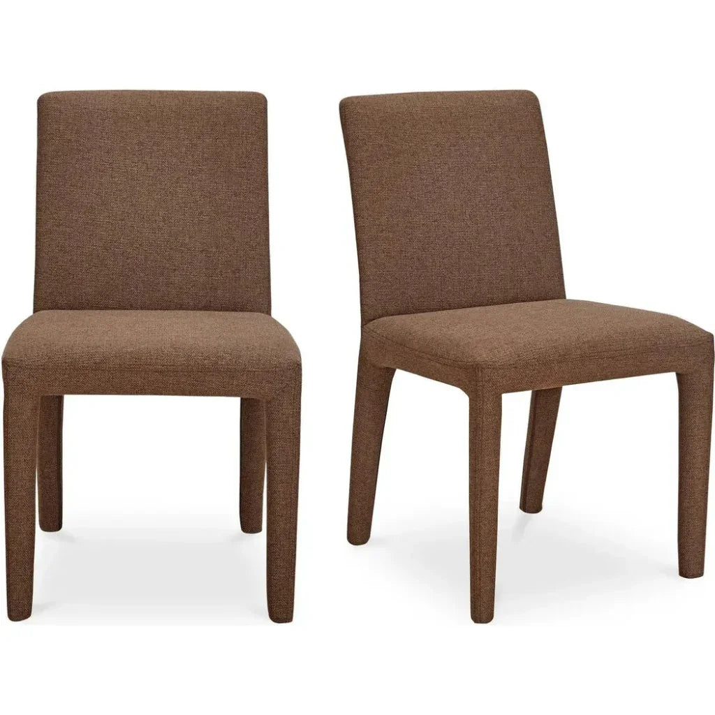 Moe's Home Monte Performance Fabric Armless Dining Chair 2PC