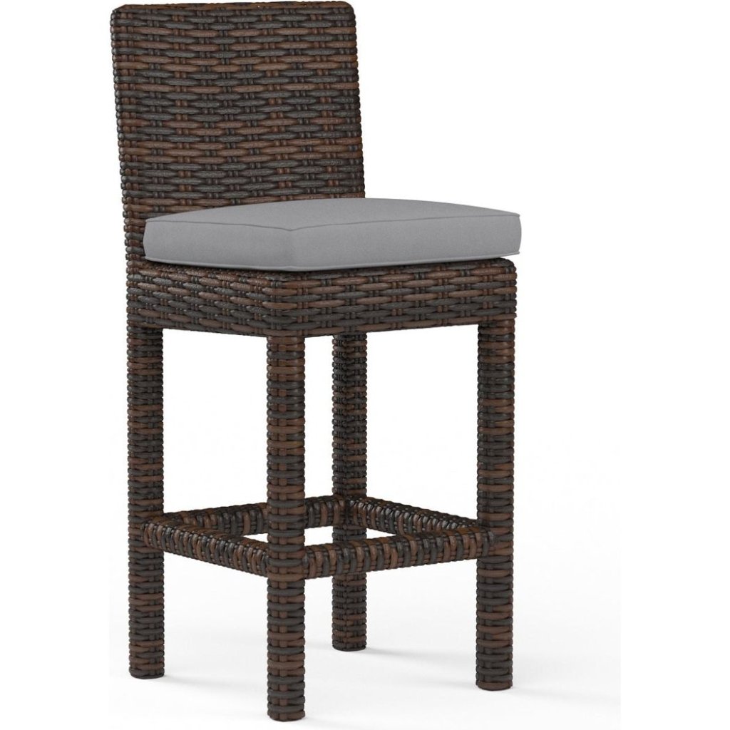 Montecito Sunbrella Outdoor Barstool - LOOMLAN - Sunset West - Outdoor Bar Stools