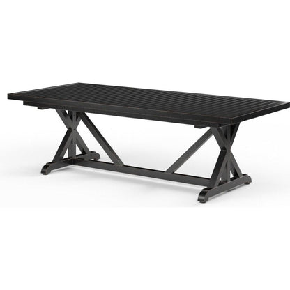 Monterey Aluminum Round Outdoor Dining Table - LOOMLAN - Sunset West - Outdoor Dining Tables