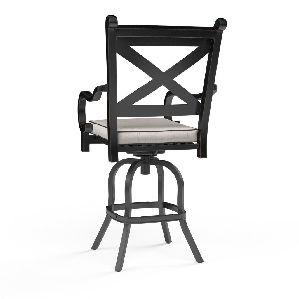 Monterey Sunbrella Outdoor Barstool - LOOMLAN - Sunset West - Outdoor Bar Stools