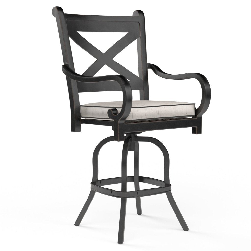 Monterey Sunbrella Outdoor Barstool - LOOMLAN - Sunset West - Outdoor Bar Stools