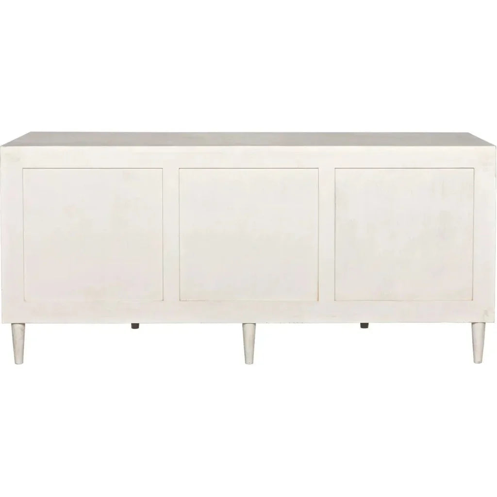 Noir Morten Nine Drawers Wood Dresser