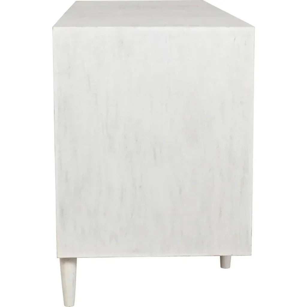 Noir Morten Nine Drawers Wood Dresser