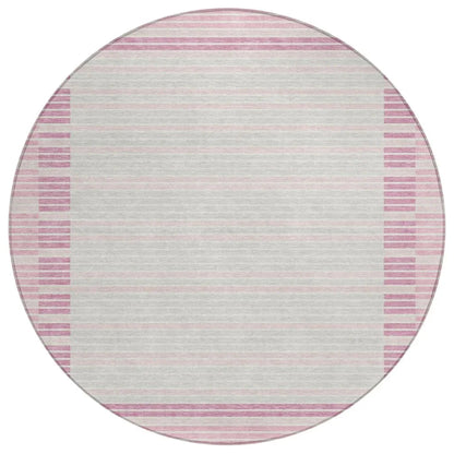 Motifa Pink Washable Indoor-Outdoor Rug