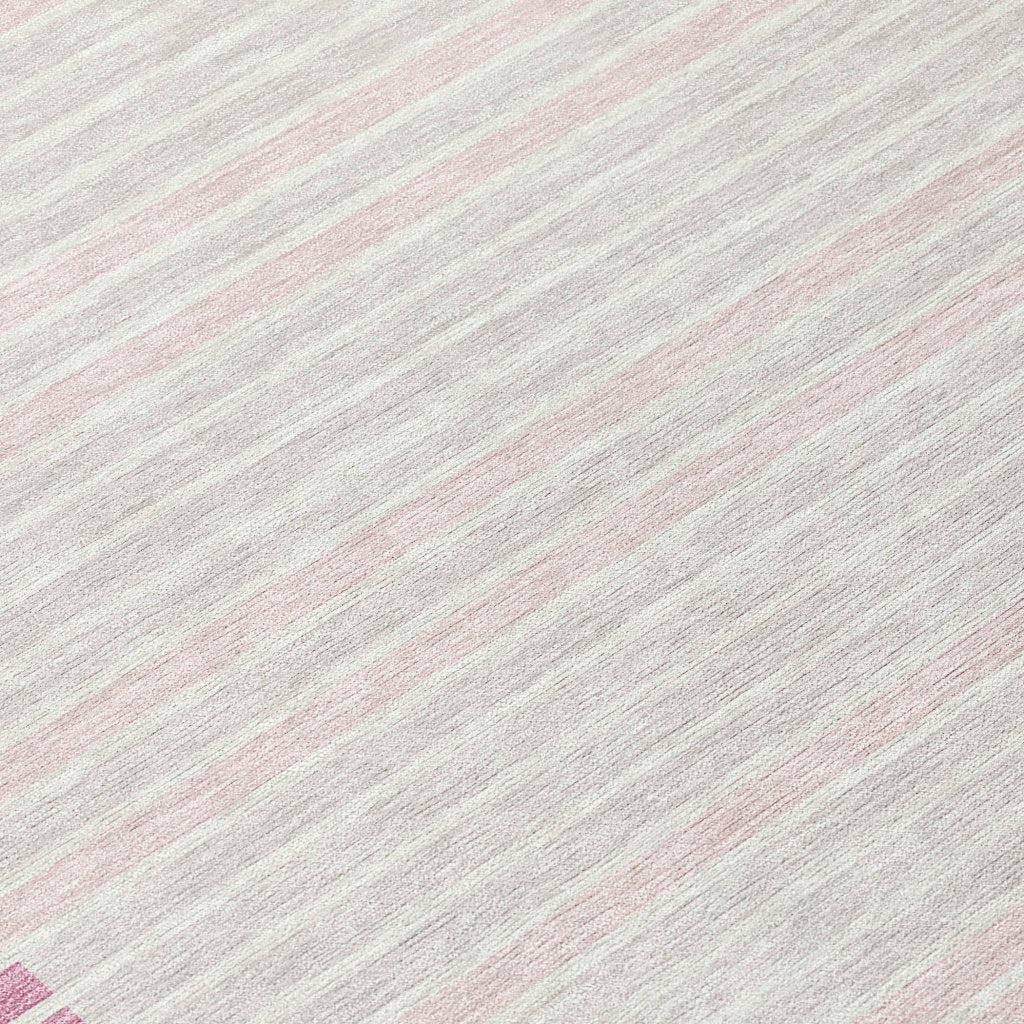 Motifa Pink Washable Indoor - Outdoor Rug - LOOMLAN - LOOMLAN Rugs - Outdoor Rugs