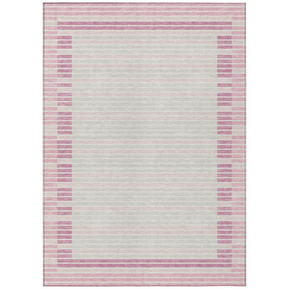 Motifa Pink Washable Indoor - Outdoor Rug - LOOMLAN - LOOMLAN Rugs - Outdoor Rugs