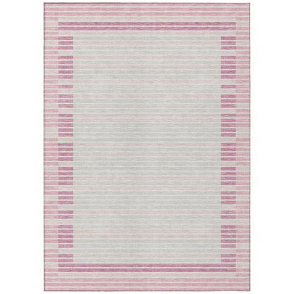 Motifa Pink Washable Indoor-Outdoor Rug