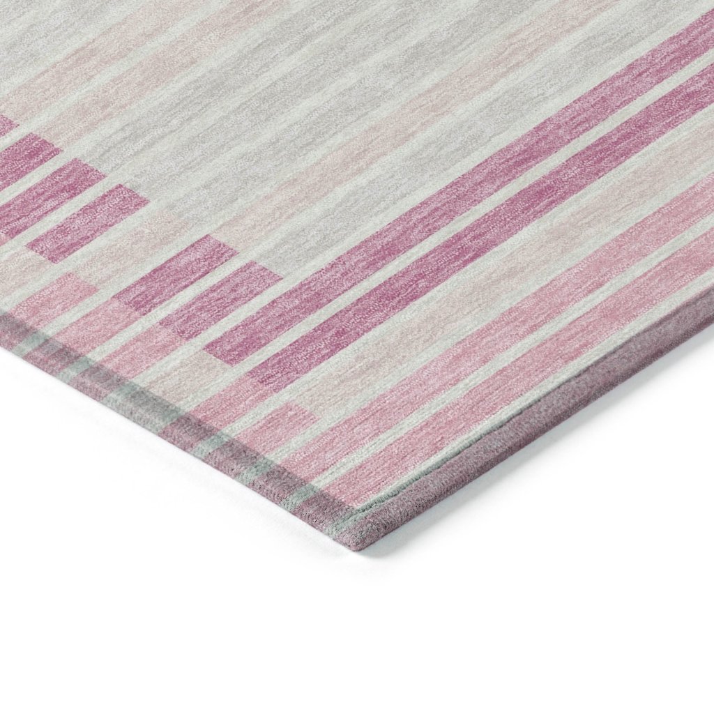 Motifa Pink Washable Indoor - Outdoor Rug - LOOMLAN - LOOMLAN Rugs - Outdoor Rugs