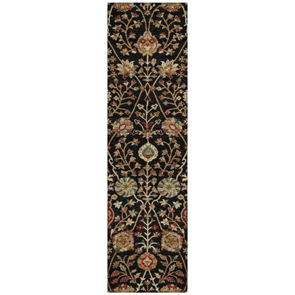 LOOMLAN Rugs Muse Black Washable Indoor-Outdoor Rug