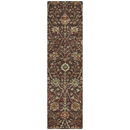 LOOMLAN Rugs Muse Brown Washable Indoor-Outdoor Rug