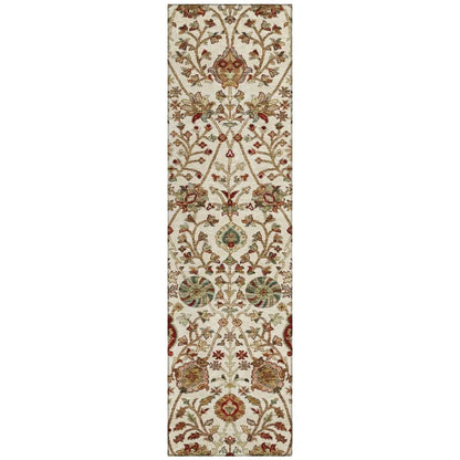 LOOMLAN Rugs Muse Ivory Washable Indoor-Outdoor Rug