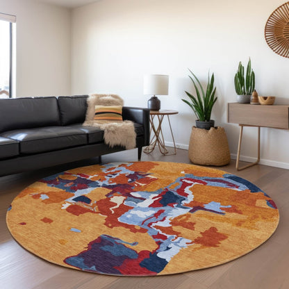LOOMLAN Rugs Mysa Copper Washable Indoor-Outdoor Rug