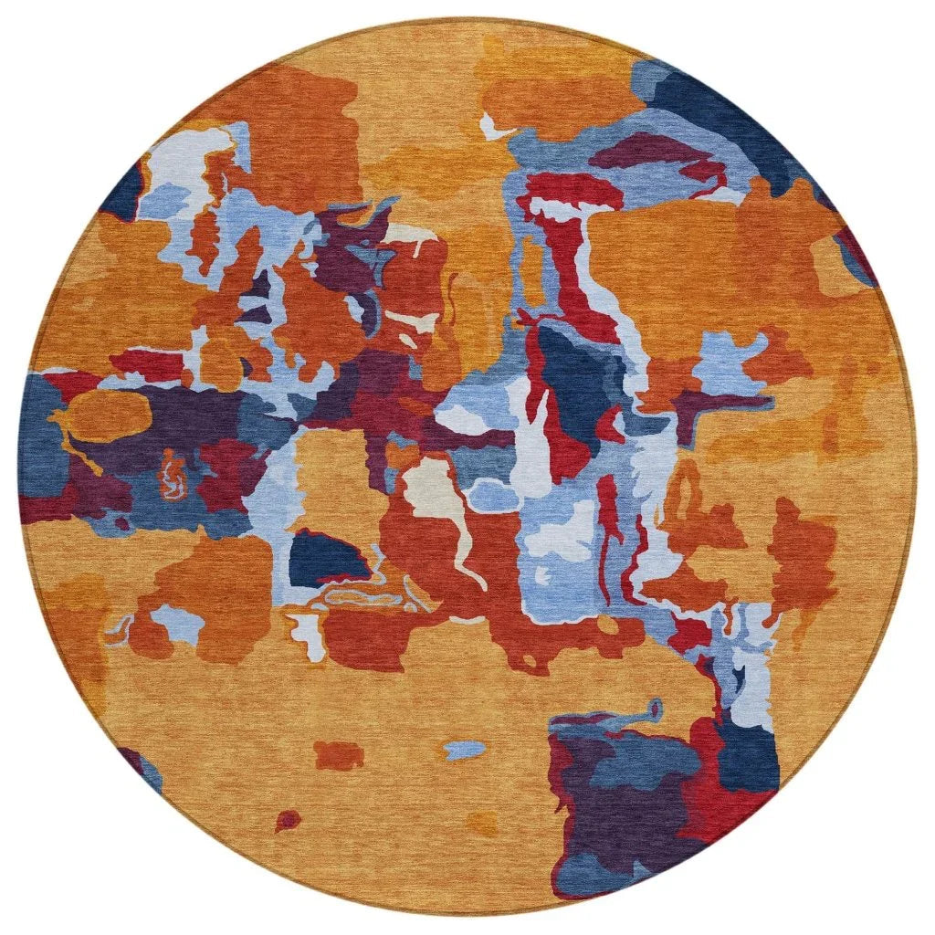 LOOMLAN Rugs Mysa Copper Washable Indoor-Outdoor Rug