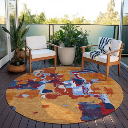 LOOMLAN Rugs Mysa Copper Washable Indoor-Outdoor Rug
