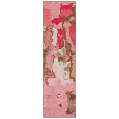 LOOMLAN Rugs Mysa Orange Washable Indoor-Outdoor Rug