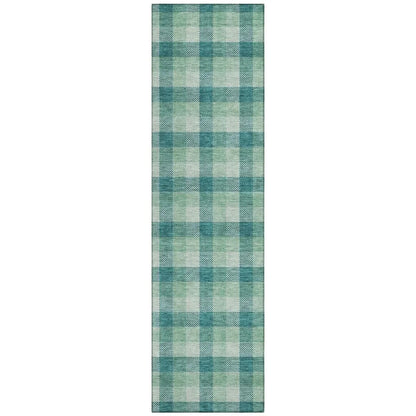 LOOMLAN Rugs Nahlia Blue Washable Indoor-Outdoor Rug