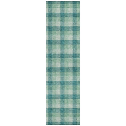 LOOMLAN Rugs Nahlia Blue Washable Indoor-Outdoor Rug