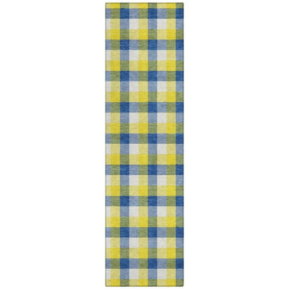 LOOMLAN Rugs Nahlia Gold Washable Indoor-Outdoor Rug