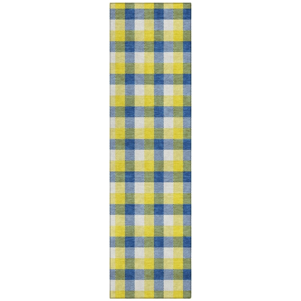 LOOMLAN Rugs Nahlia Gold Washable Indoor-Outdoor Rug