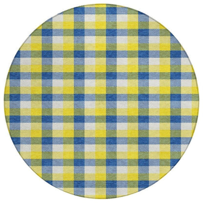LOOMLAN Rugs Nahlia Gold Washable Indoor-Outdoor Rug