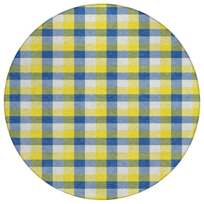 LOOMLAN Rugs Nahlia Gold Washable Indoor-Outdoor Rug