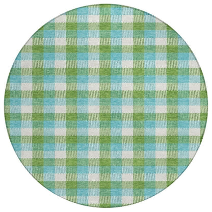 LOOMLAN Rugs Nahlia Lime Washable Indoor-Outdoor Rug