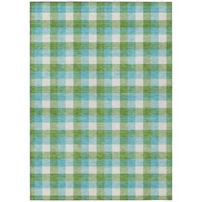 LOOMLAN Rugs Nahlia Lime Washable Indoor-Outdoor Rug