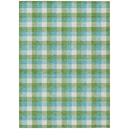 LOOMLAN Rugs Nahlia Lime Washable Indoor-Outdoor Rug