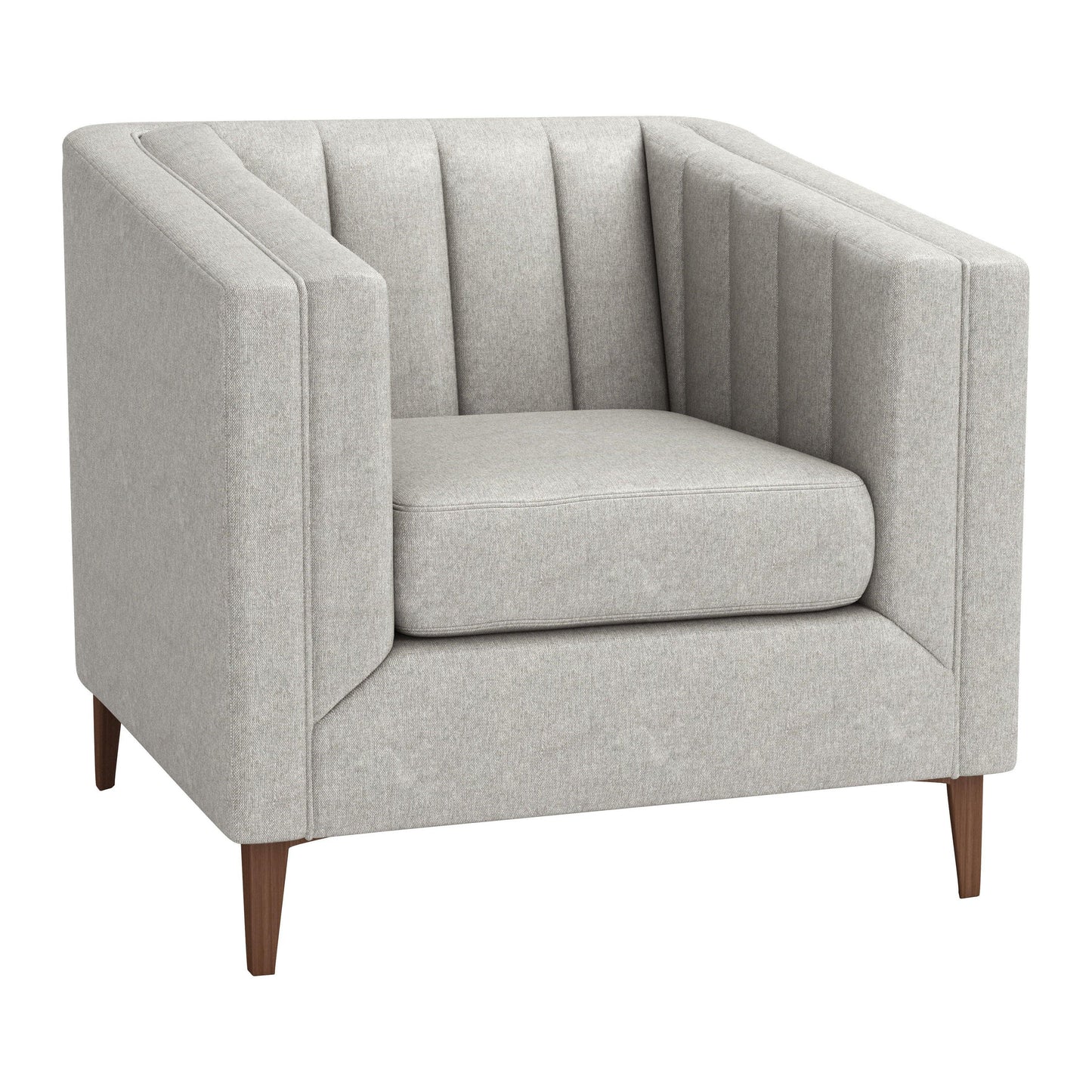 Nantucket Arm Chair Light Gray - Sideboards and Things Brand_Zuo Modern, Color_Brown, Color_Gray, Materials_Upholstery, Product Type_Arm Chair, Upholstery Type_Fabric Blend, Upholstery Type_Leather, Upholstery Type_Polyester, Upholstery Type_Vegan Leather