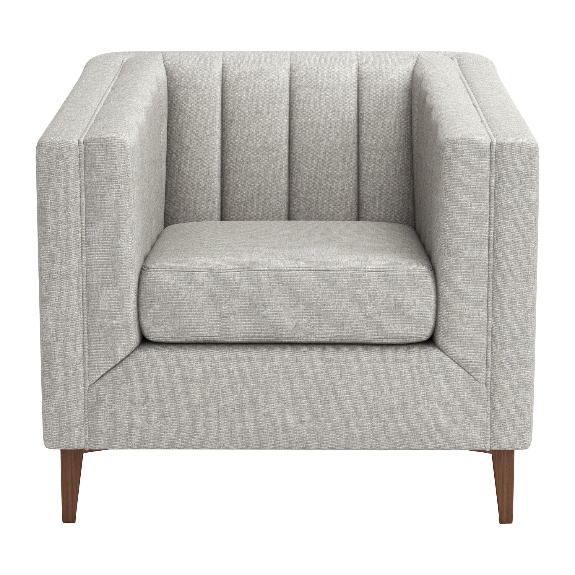 Nantucket Arm Chair Light Gray - Sideboards and Things Brand_Zuo Modern, Color_Brown, Color_Gray, Materials_Upholstery, Product Type_Arm Chair, Upholstery Type_Fabric Blend, Upholstery Type_Leather, Upholstery Type_Polyester, Upholstery Type_Vegan Leather